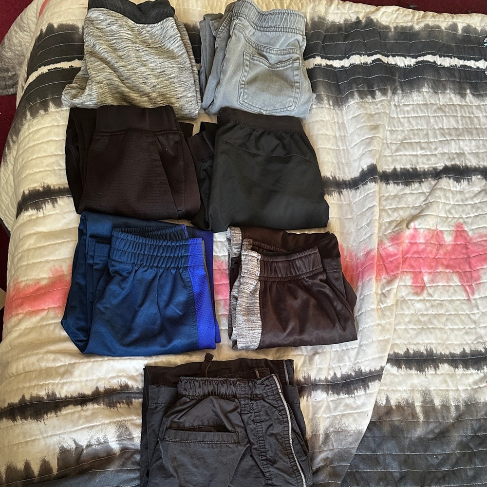 Athletic Kids Joggers - Black, Blue, Gray